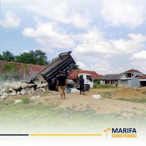 Marifa Konstruksi di Marifa Skyland - Proses Pengurukan Lahan Sebelum Dibangun